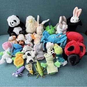 Set of 24 Assorted Finger Puppets